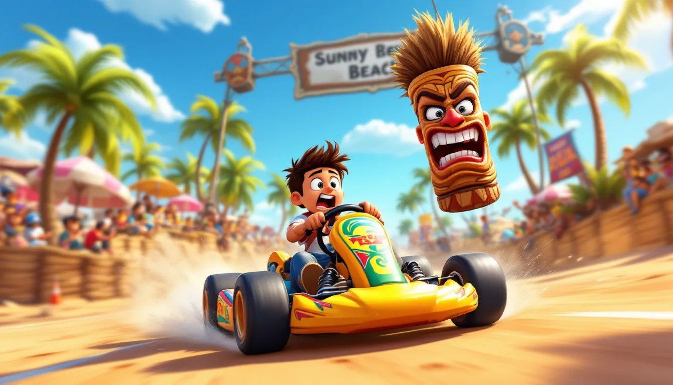 Tropical Turbo Kart Dash cover art